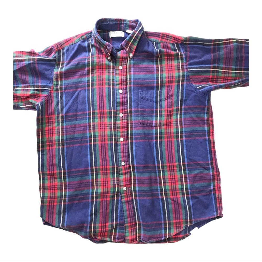 Bundle 2 Vintage LL Bean Broken In Flannel Shirts - Picture 7 of 10